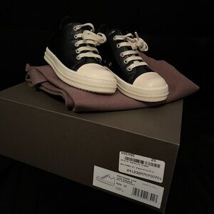 Black and White High-Top Sneakers